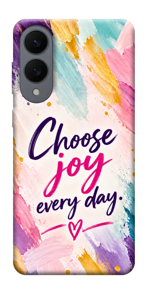Чехол Choose joy everyday для Galaxy S25 Edge