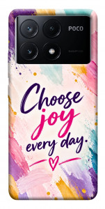 Чехол Choose joy everyday для Xiaomi Poco X6 Pro