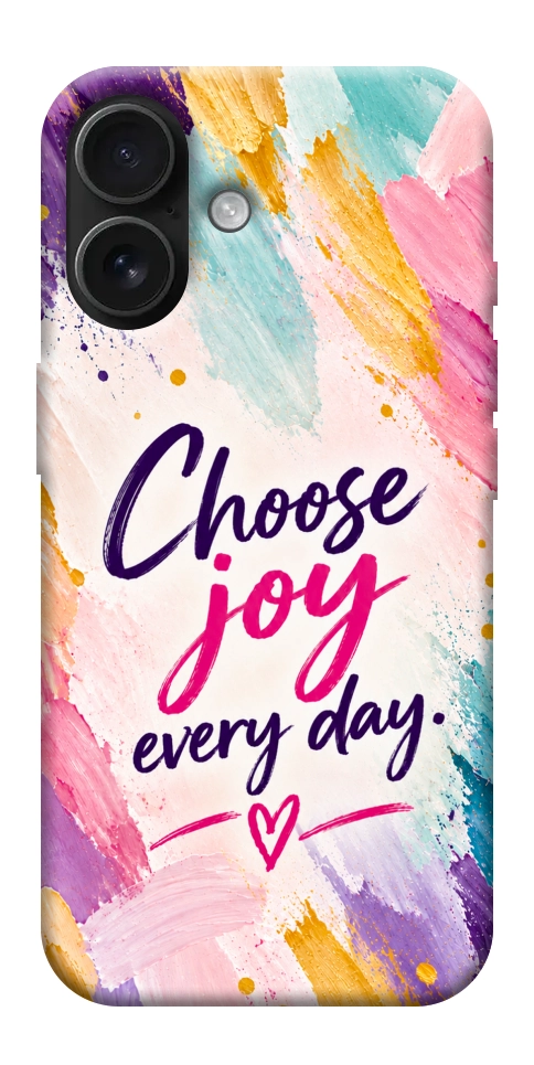 Чехол Choose joy everyday для iPhone 17