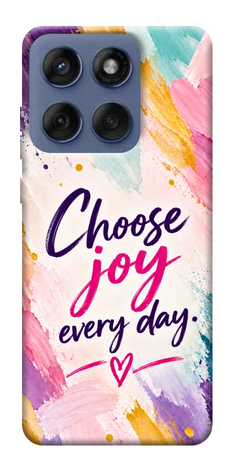 Чехол Choose joy everyday для Motorola Edge 60 Fusion