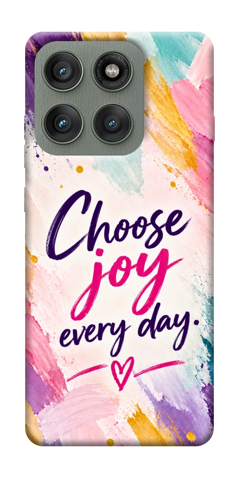 Чохол Choose joy everyday для Motorola Edge 60 Pro