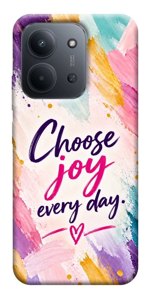 Чехол Choose joy everyday для Xiaomi Redmi 15C (Europe version)