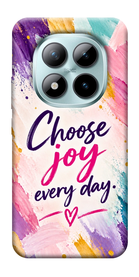 Чехол Choose joy everyday для Xiaomi Redmi Note 15 Pro 5G