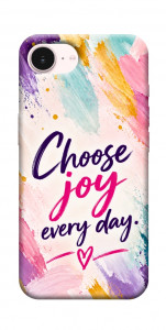 Чехол Choose joy everyday для iPhone 17e