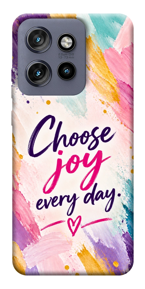 Чохол Choose joy everyday для Motorola Edge 60 Neo