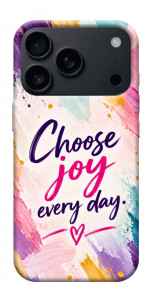 Чехол Choose joy everyday для iPhone 18 Pro