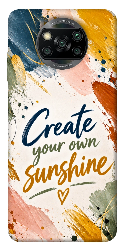 Чехол Create sunshine для Xiaomi Poco X3 NFC