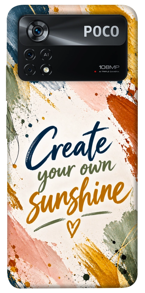Чехол Create sunshine для Xiaomi Poco X4 Pro