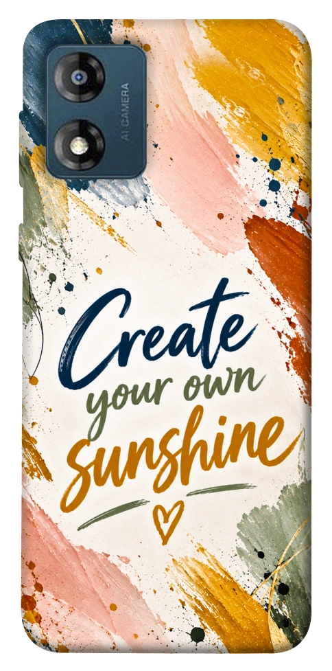 Чехол Create sunshine для Motorola Moto E13