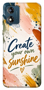 Чехол Create sunshine для Motorola Moto E13