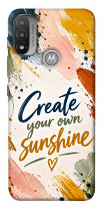 Чохол Create sunshine для Motorola Moto E20
