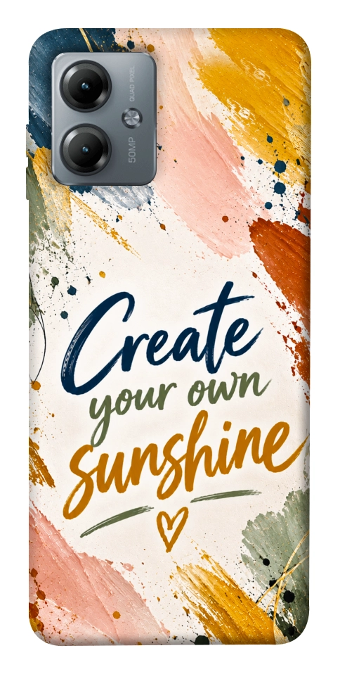 Чехол Create sunshine для Motorola Moto G14