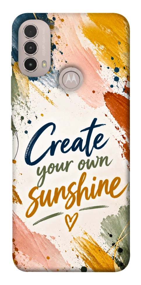 Чохол Create sunshine для Motorola Moto E30