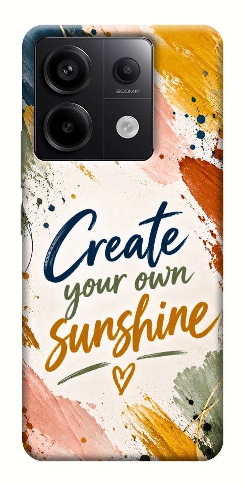 Чохол Create sunshine для Xiaomi Redmi Note 13 Pro 4G