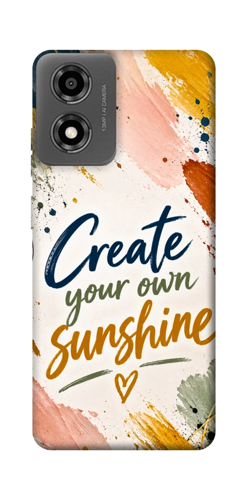 Чехол Create sunshine для Motorola Moto E14