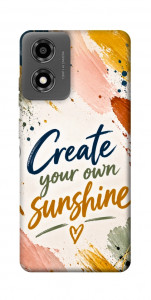 Чехол Create sunshine для Motorola Moto E14