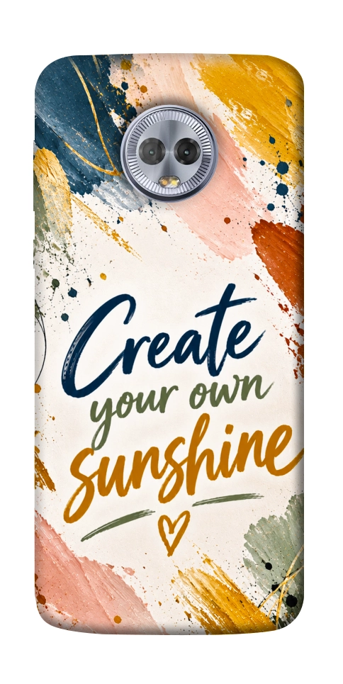 Чохол Create sunshine для Motorola Moto G6 Plus
