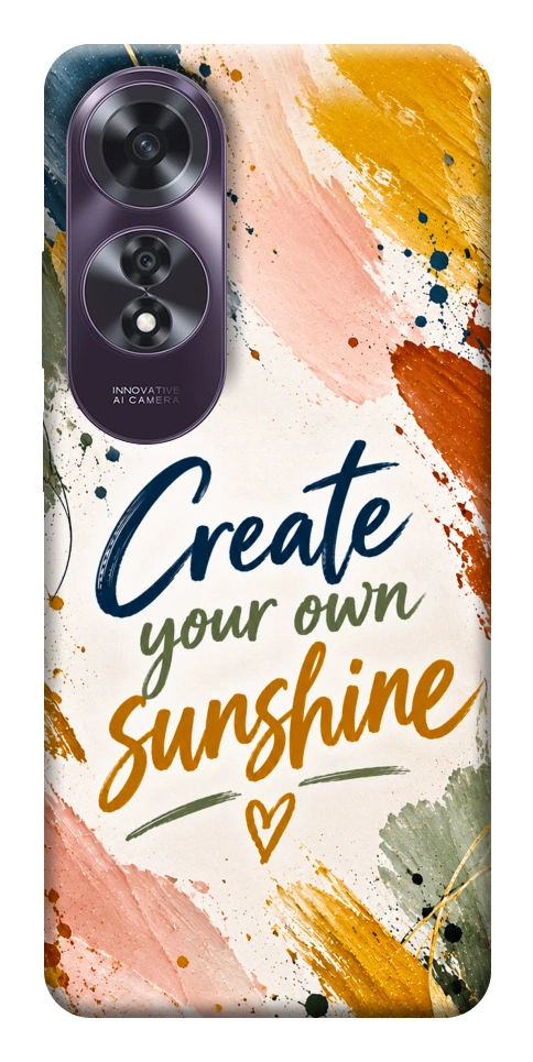 Чехол Create sunshine для Oppo A60 4G