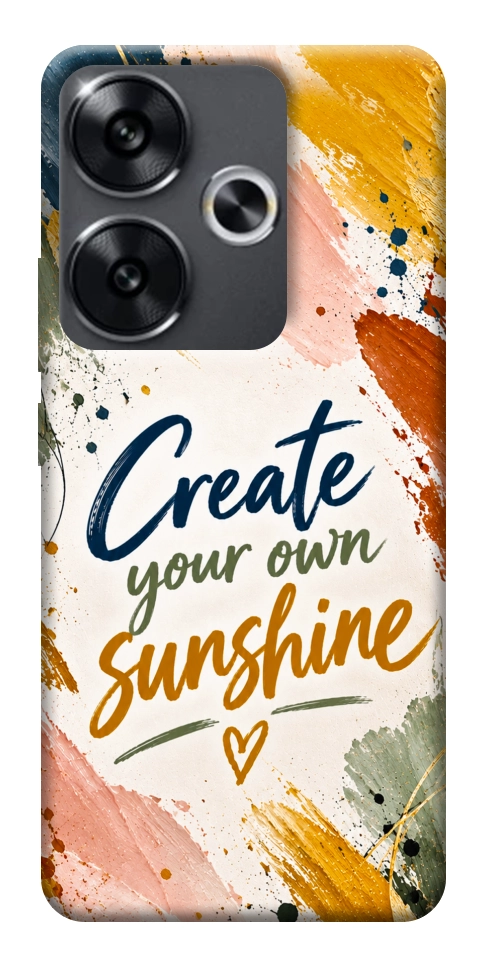 Чехол Create sunshine для Xiaomi Poco F6