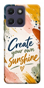 Чехол Create sunshine для Motorola Moto G17