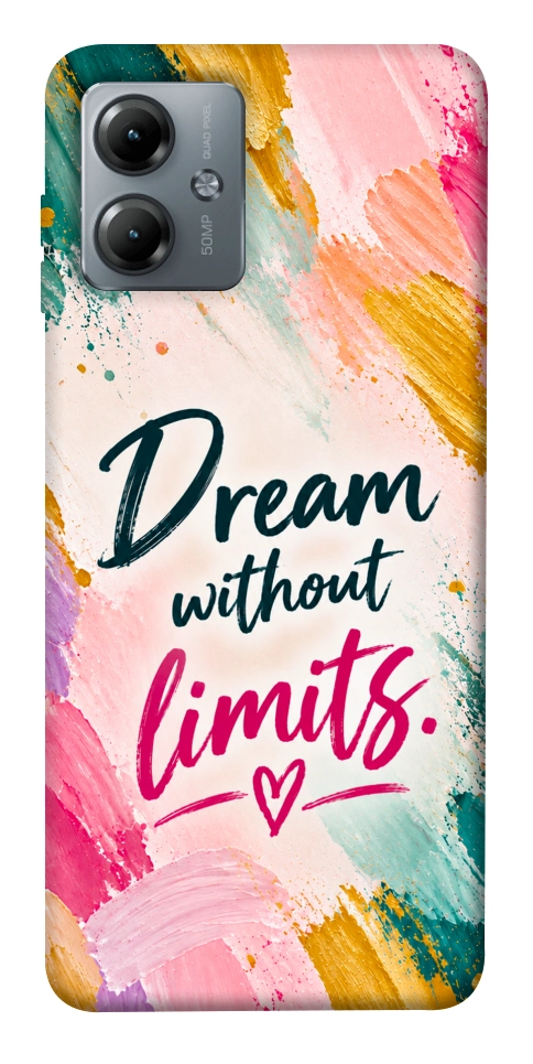 Чехол Dream without limits для Motorola Moto G14