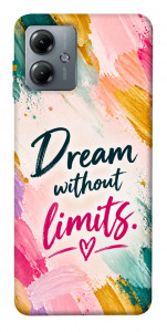 Чехол Dream without limits для Motorola Moto G14