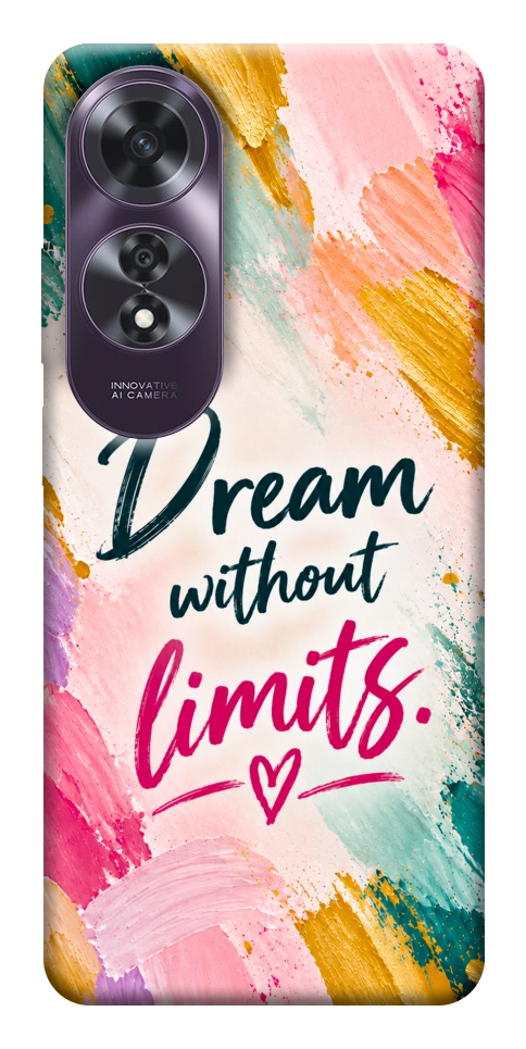 Чехол Dream without limits для Oppo A60 4G