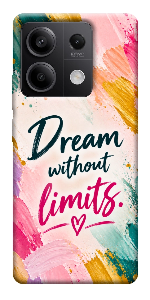 Чехол Dream without limits для Xiaomi Redmi Note 13 5G
