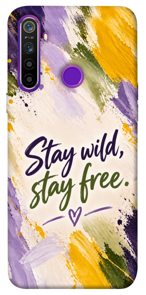 Чехол Stay wild для Realme 5