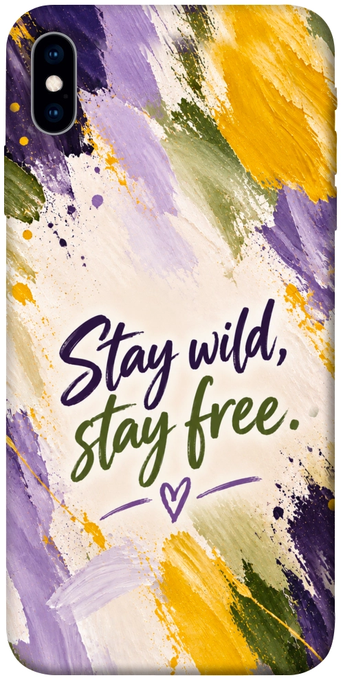 Чохол Stay wild для iPhone XS