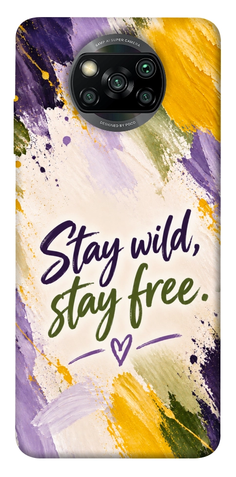 Чехол Stay wild для Xiaomi Poco X3 NFC