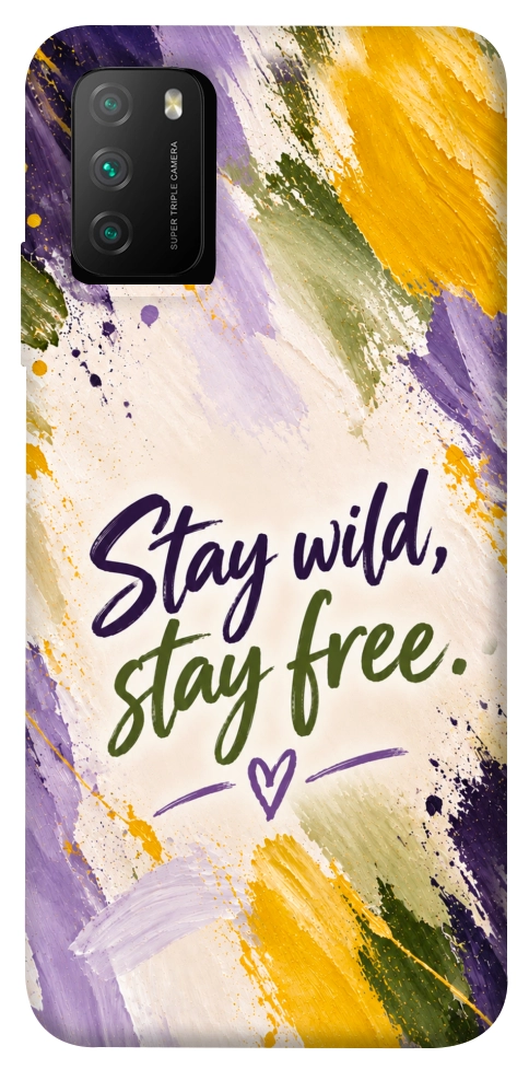 Чехол Stay wild для Xiaomi Poco M3