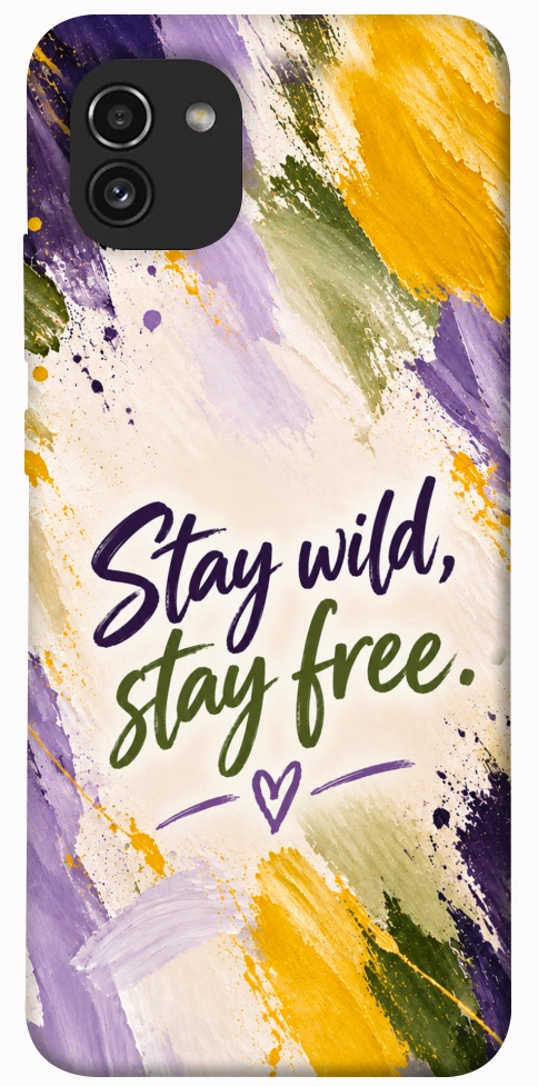 Чехол Stay wild для Galaxy A03