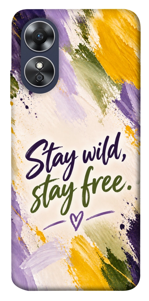 Чехол Stay wild для Oppo A17