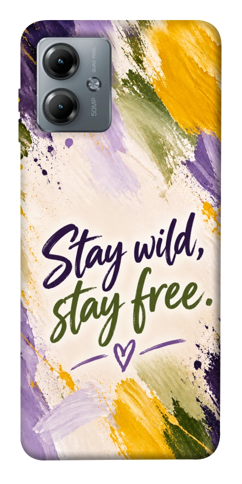 Чехол Stay wild для Motorola Moto G14