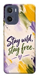 Чохол Stay wild для Motorola Moto G05