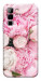Чохол Pink peonies для Infinix Hot 70