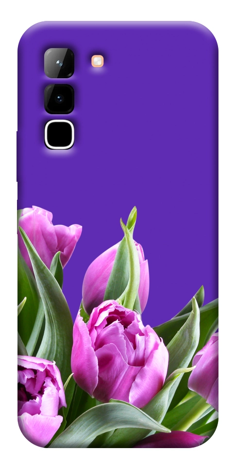 Чохол Тюльпани для Infinix Hot 70