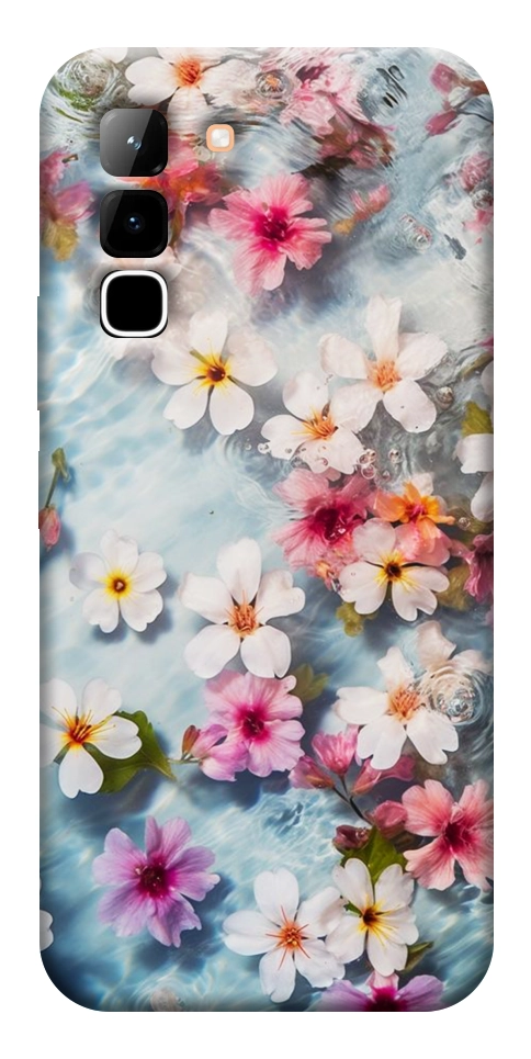 Чохол Floating flowers для Infinix Hot 70