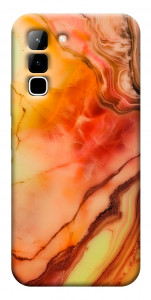 Чохол Червоний корал мармур для Infinix Hot 70