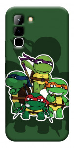 Чохол Green turtles для Infinix Hot 70