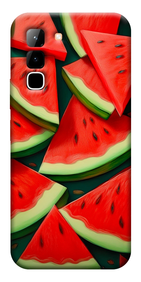 Чохол Ломтики кавуна для Infinix Hot 70