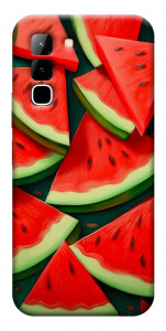 Чохол Ломтики кавуна для Infinix Hot 70