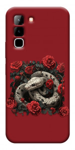 Чохол Roses snake для Infinix Hot 70