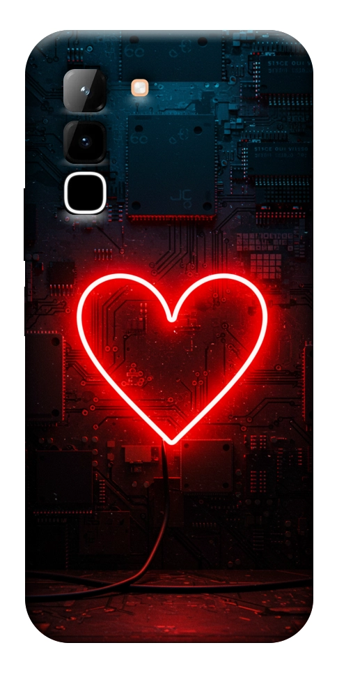 Чохол Яскраве серце для Infinix Hot 70