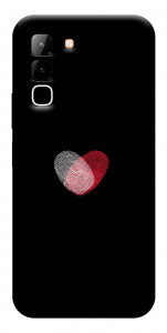 Чохол Fingerprint heart для Infinix Hot 70