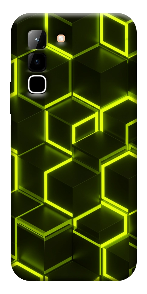 Чохол Neon hexagon для Infinix Hot 70