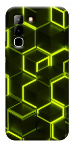 Чохол Neon hexagon для Infinix Hot 70