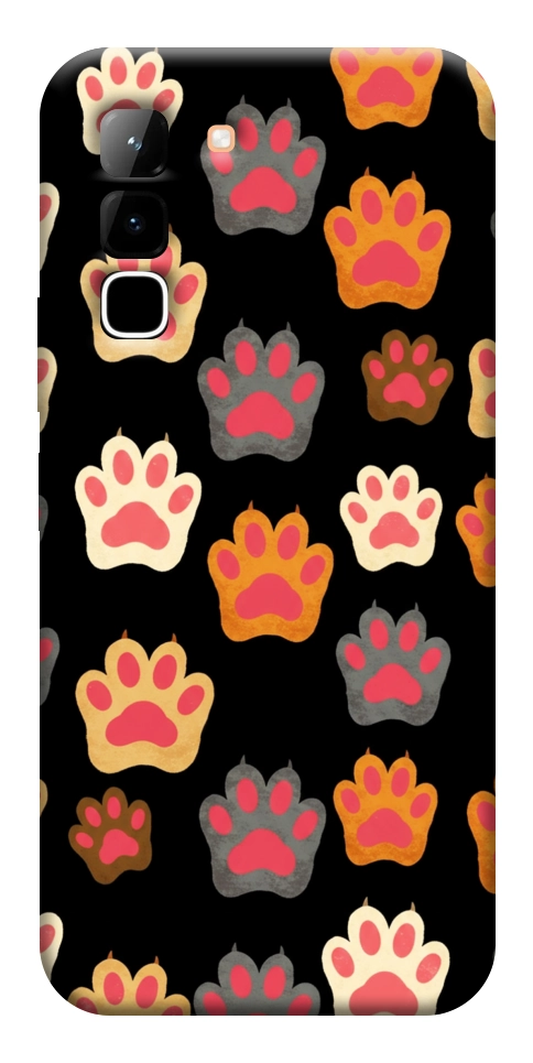 Чохол Colorful Paws для Infinix Hot 70