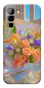 Чохол Яскравий букет для Infinix Hot 70